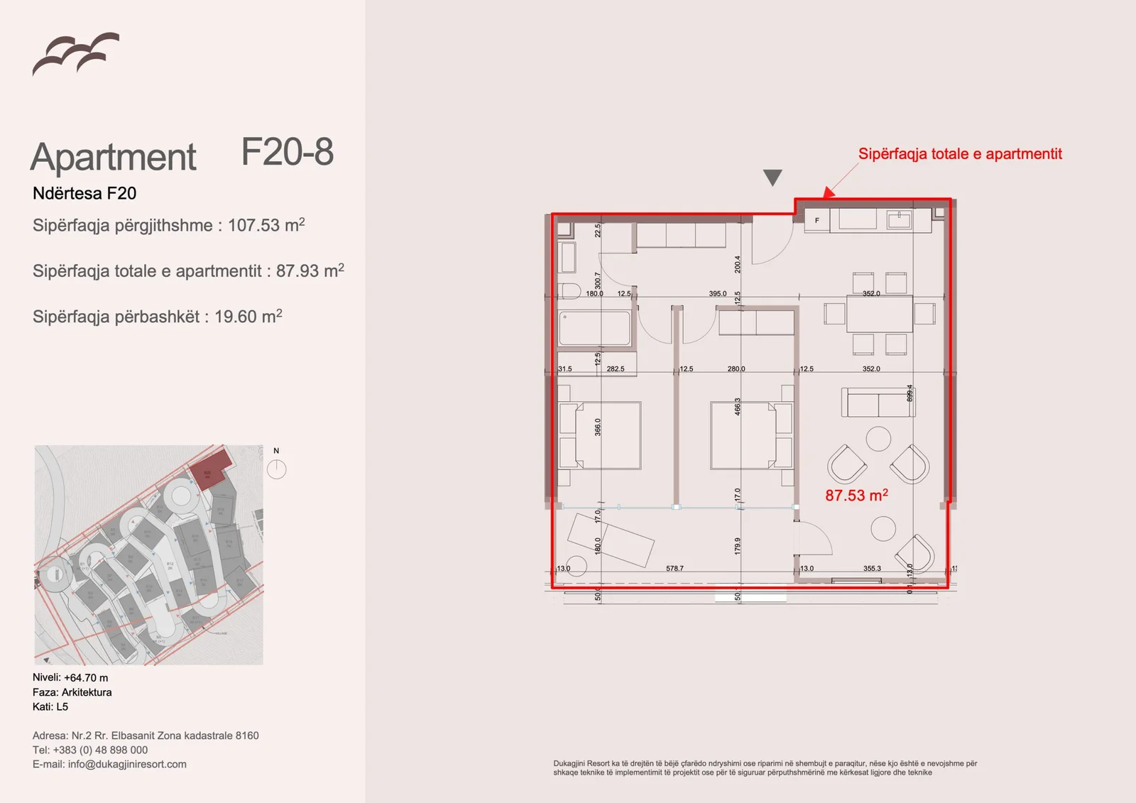 Apartment F20-8 Floor Plan