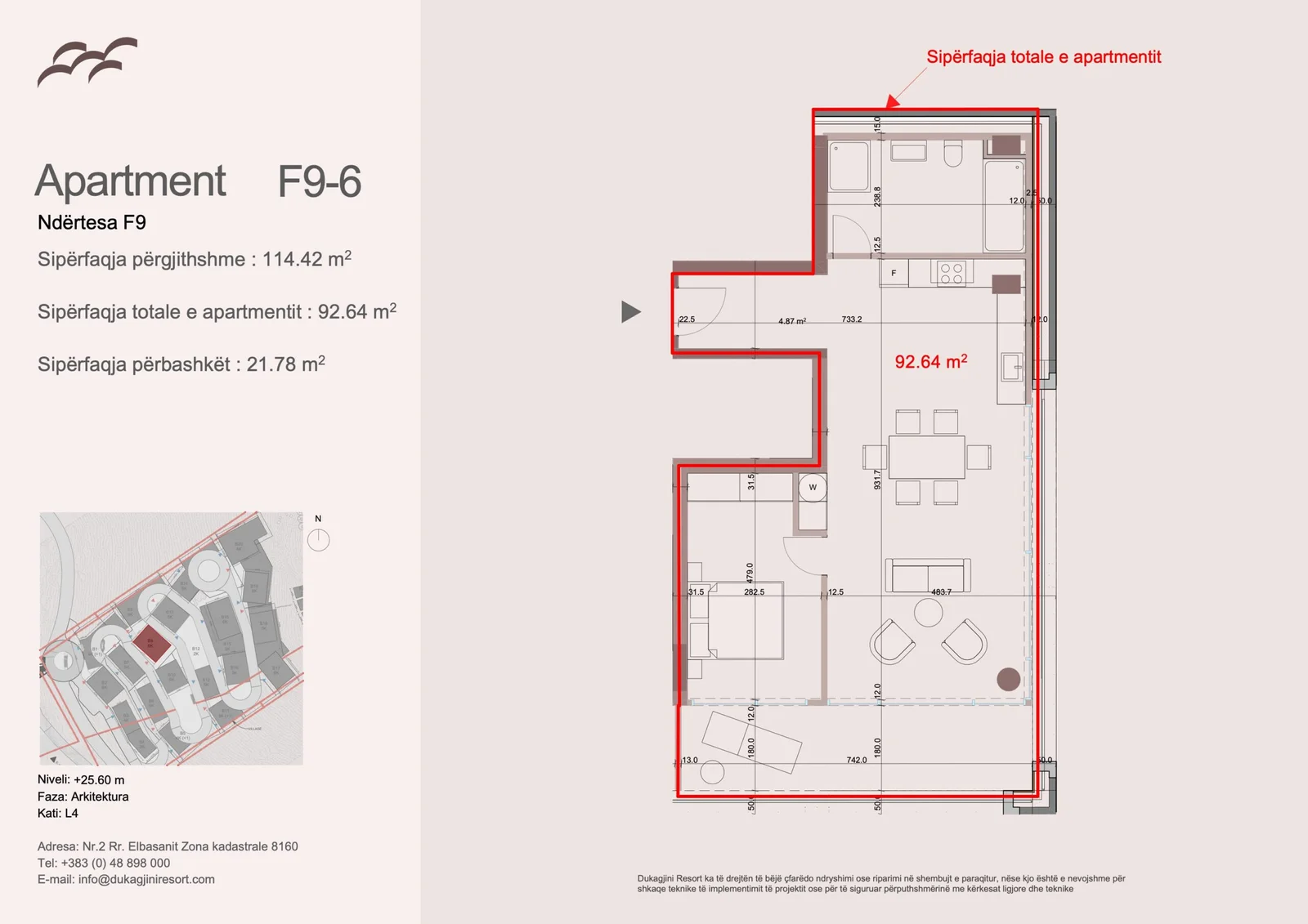 Apartment F9-6 Floor Plan